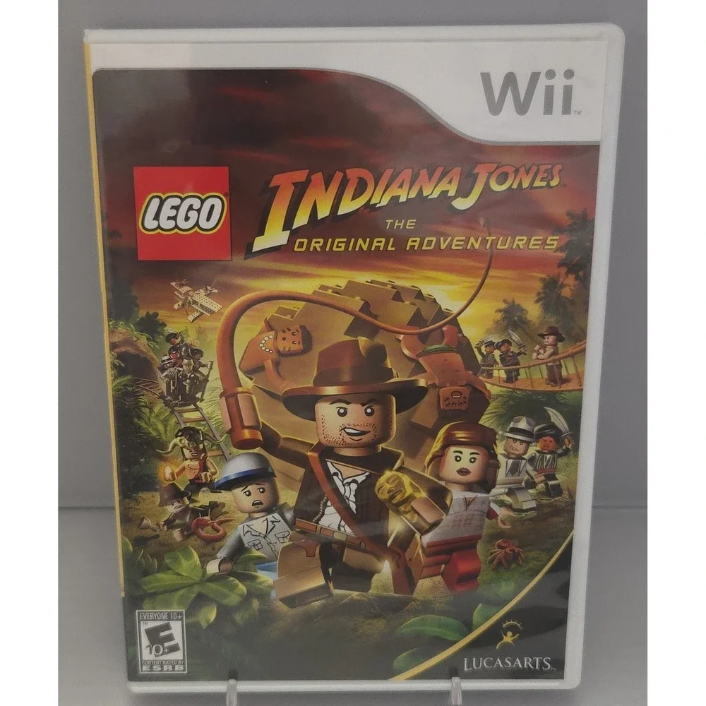LEGO Indiana Jones Original Adventures & Adventure Continues Bundle Nintendo Wii